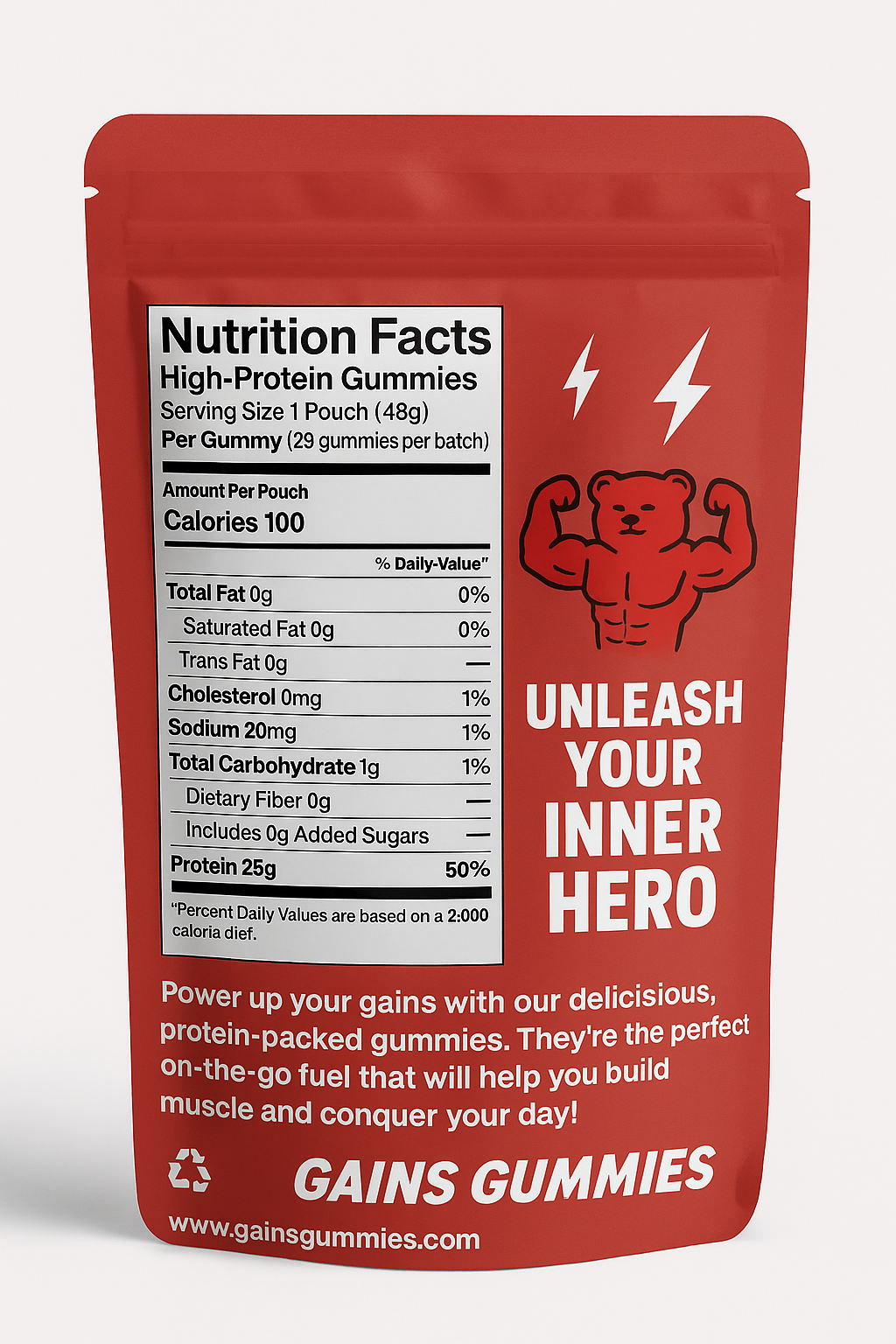 Gains Gummies - Strawberry