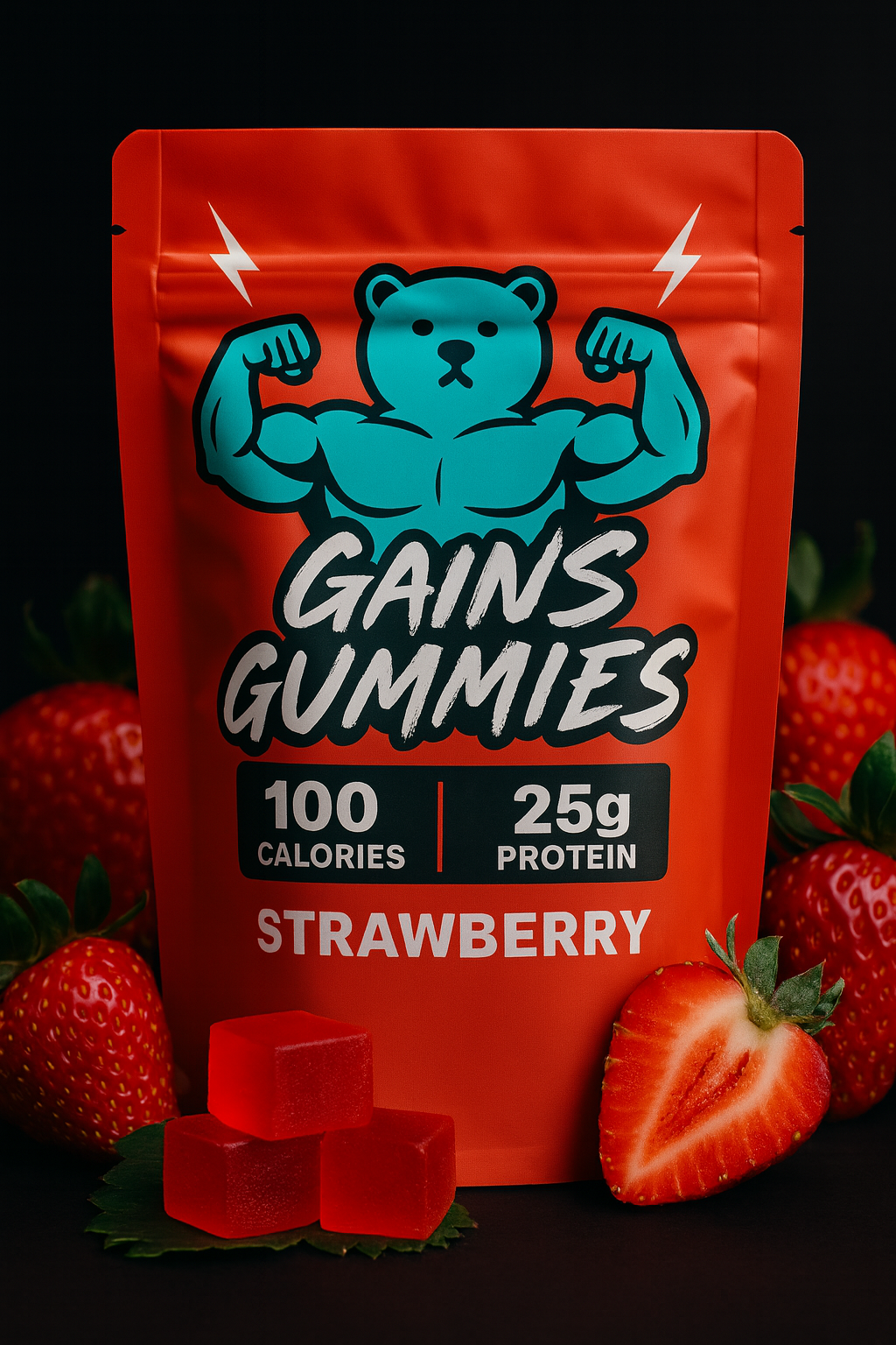 Gains Gummies - Strawberry